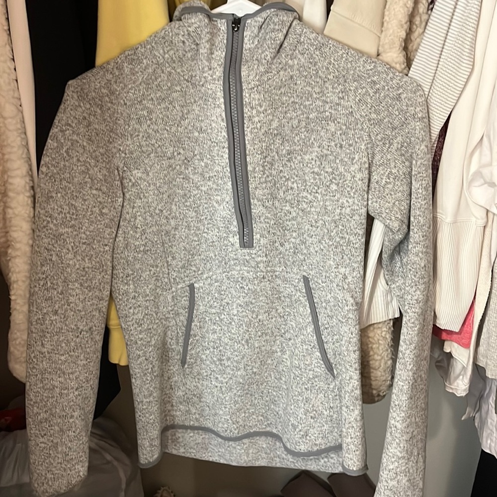 Fleece and Thank you pullover